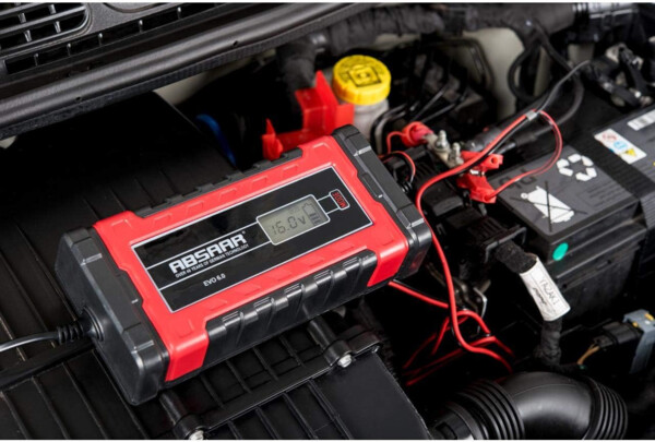 Absaar Pro 8.0 cargador baterías para coche, automóvil, camión 12V