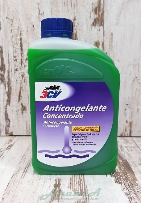 Anticongelante/Refrigerante 25% Carrefour 5L Protege hasta -13º