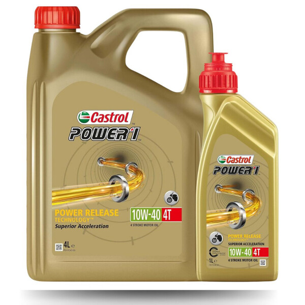 10W40 Castrol Power1 4T · 100% Sintético