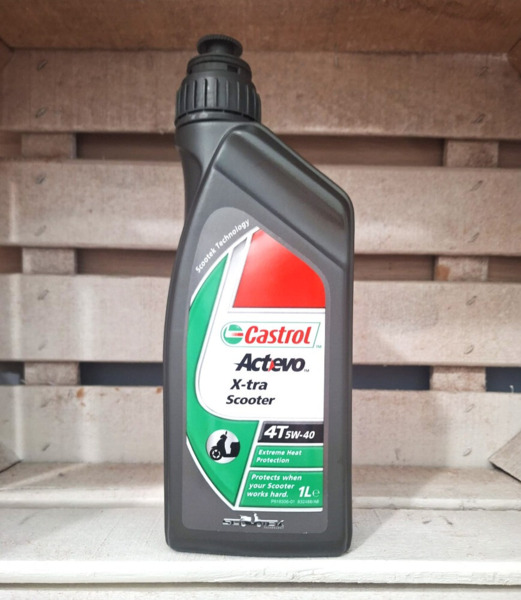 5W40 Castrol Actevo X-tra Scooter 4T · 1 Litro (1)