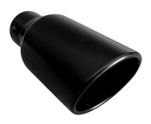 Ø63mm Cola de Escape Negra Mate L220mm