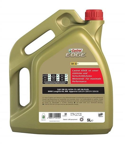 Castrol Aceite para Motor Edge Professional 5W30 4 litros 