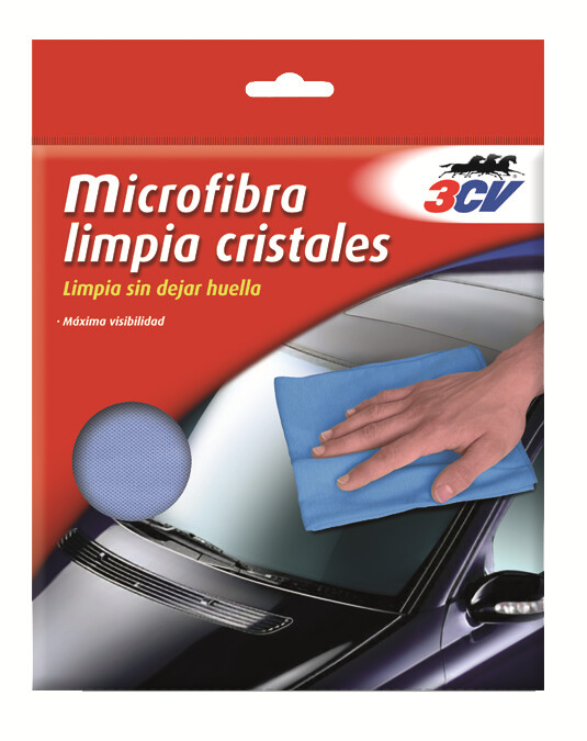 Bayeta Microfibra Limpiacristales 3CV