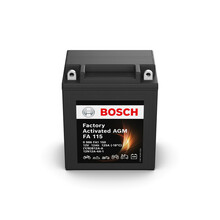 FA115 Bosch Batería AGM Moto 12Ah 125A YB12A-A