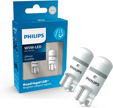 W5W T10 Philips Ultinon Pro6000 · Bombillas LED