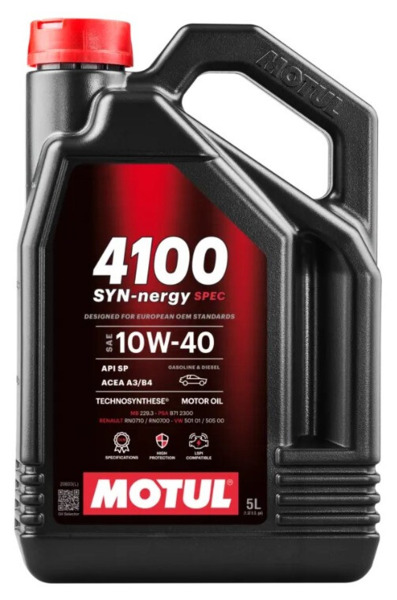 Motul 10W40 Syn-nergy Spec · 1L/5L (1)