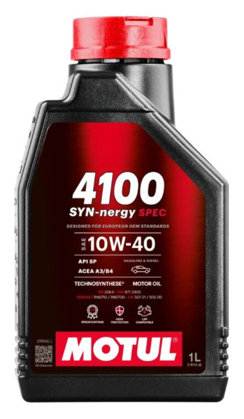 Motul 10W40 Syn-nergy Spec · 1L/5L (1)