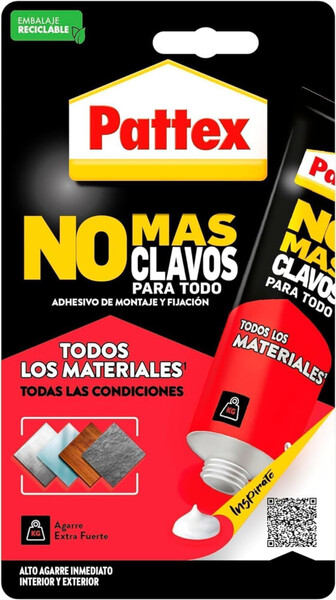 Pattex No Más Clavos · Para Todo HighTack · Adhesivo Montaje y fijación