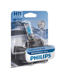 Philips H11 Xenon Whitevision Estuche 1 Bombilla