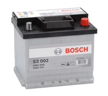 S3002 Batería Bosch 12V 45Ah 400A -/+ Turismos y Utilitarios.