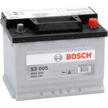 S3005 Batería Bosch 12V 56Ah 480A -/+ Turismos y Utilitarios.