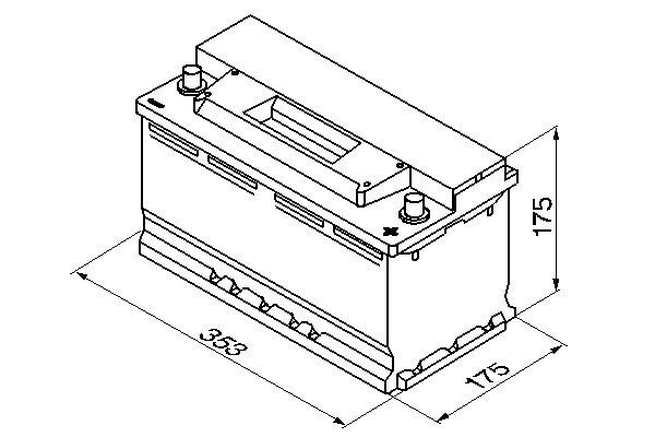 S3012 Batería Bosch S3 Turismo 12V 88AH 740A (1)