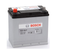 S3017 Batería Bosch 12V 45Ah 300A +/- Vehículos Asiáticos (Bornes cambiados)