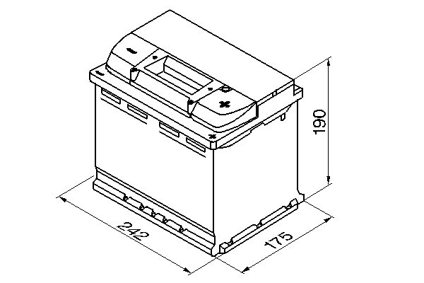 S4005 Batería Bosch 12V 60Ah 540A -/+ Turismos y Berlinas (1)