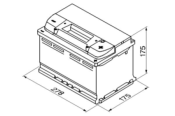 S4007 Batería Bosch 12V 72Ah 680A -/+ Turismos y Berlinas (1)