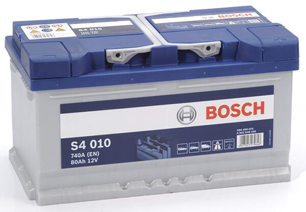 S4010 Batería Bosch 12V 80Ah 740A -/+ Turismos, 4x4 y Furgones