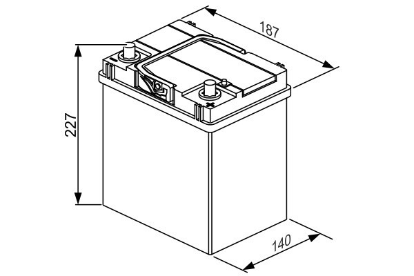 S4018 Batería Bosch 12V 40Ah 330A -/+ Turismos y Utilitarios (1)