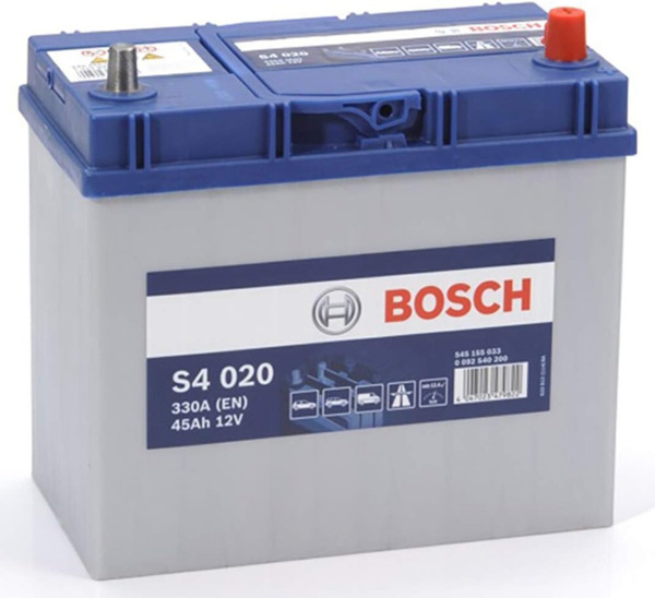 S4020 Batería Bosch 12V 45Ah 330A -/+ Turismos y Utilitarios