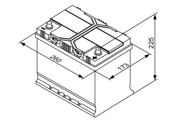 S4026 Batería Bosch 12V 70Ah 630A -/+ Turismos y Berlinas (1)