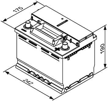 S4E05 Batería Bosch EFB 12V 60Ah 560A -/+ Start Stop · Alto Rendimiento (1)