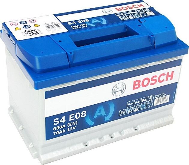 Bosch S4E08 Batterie de Voiture Start/Stop EFB 70A/h-760A