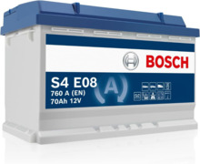 S4E08 Batería Bosch EFB 12V 70Ah 760A -/+ Start Stop · Alto Rendimiento