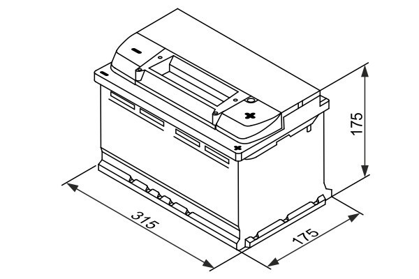 S4E10 Batería Bosch EFB 12V 75Ah 730A -/+ Start Stop · Alto Rendimiento (1)