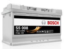 S5008 Batería Bosch 12V 77Ah 780A -/+ Alto Rendimiento