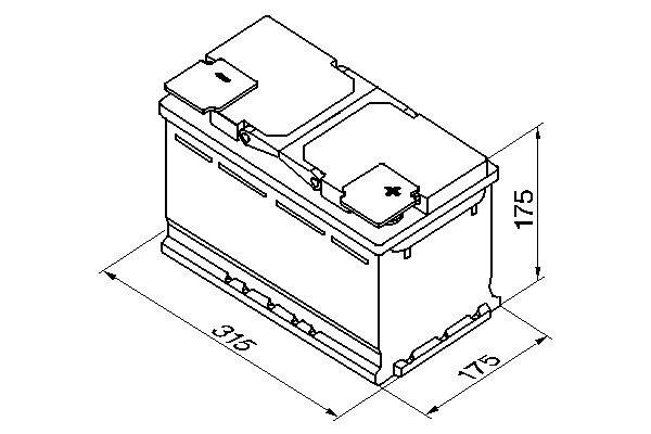 S5010 Batería Bosch 12V 85Ah 800A -/+ Alto Rendimiento (1)