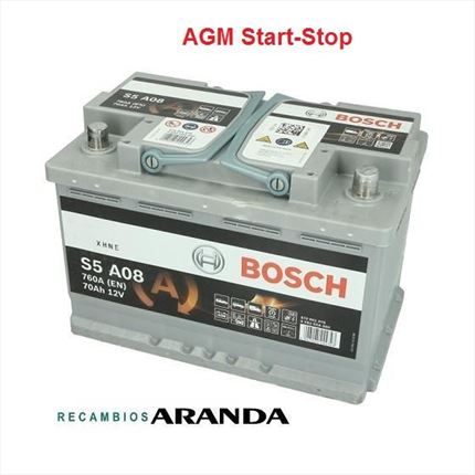 S4E05 Batería Bosch EFB 12V 60Ah 560A -/+ Start Stop · Alto Rendimiento