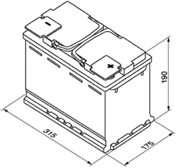 S5A11 Batería Bosch AGM 12V 80Ah 800A -/+ Start Stop · Alto Rendimiento (1)