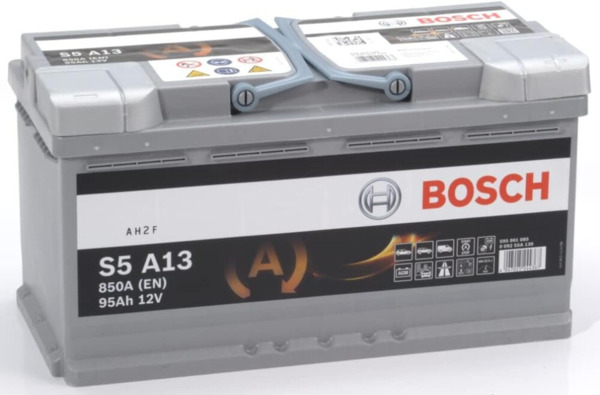 S5A13 Batería Bosch AGM 12V 95Ah 850A -/+ Start Stop · Alto Rendimiento