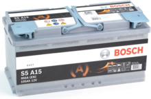 S5A15 Batería Bosch AGM 12V 105Ah 950A -/+ Start Stop · Alto Rendimiento