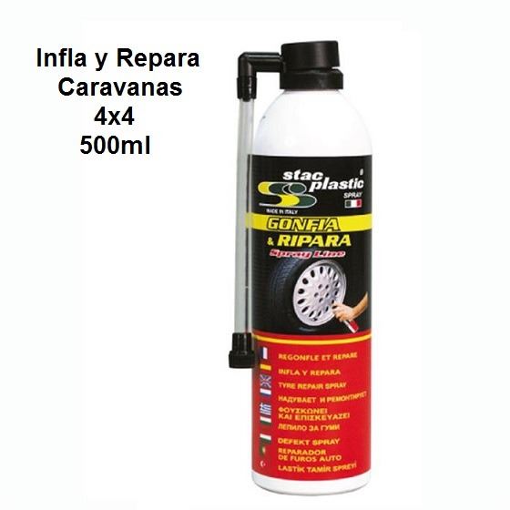 Repsol repara pinchazos spray de 300 ml 【 Todo en LUBRICANTES 】