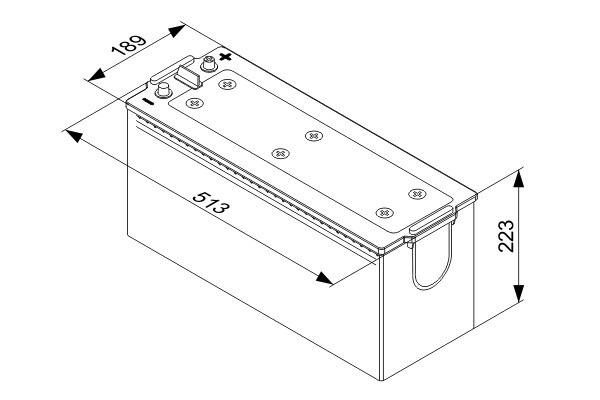 T4075 Bosch 12V 140AH 800A · Batería Gama T4 HD · Industrial y Maquinaria (1)