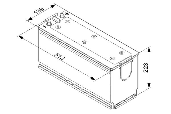 T4076 Bosch 12V 140AH 800A · Batería Gama T4 HD · Industrial y Maquinaria (1)